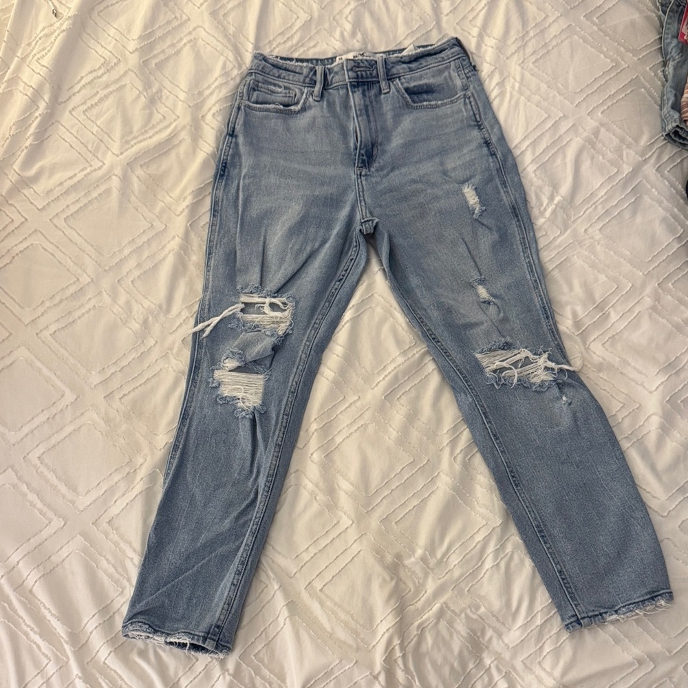 Hollister Distressed Light Blue Women's Jeans
